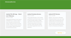 Desktop Screenshot of chromecastdev.com